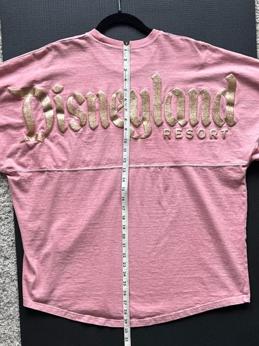 Disneyland Resort Spirit Jersey Pink Gold Glittery Lettering - Picture 14 of 14